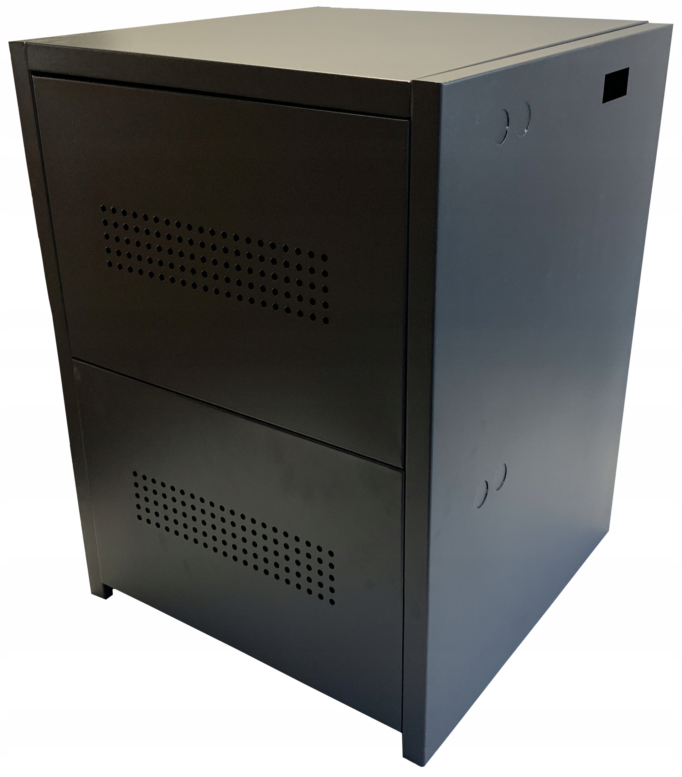 kryt akumulátorov 450×450×620 mm (4x 12V/100Ah) dvojradový – bez káblov