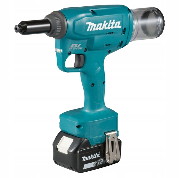 Akumulátorová nitovačka na nity do 6,4 mm, 18 V 2x3,0 Ah, Makita [DRV250RFJ]