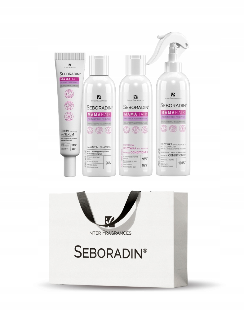 Sada na posílení vlasů pro těhotné ženy Seboradin Mama Hair Dárek