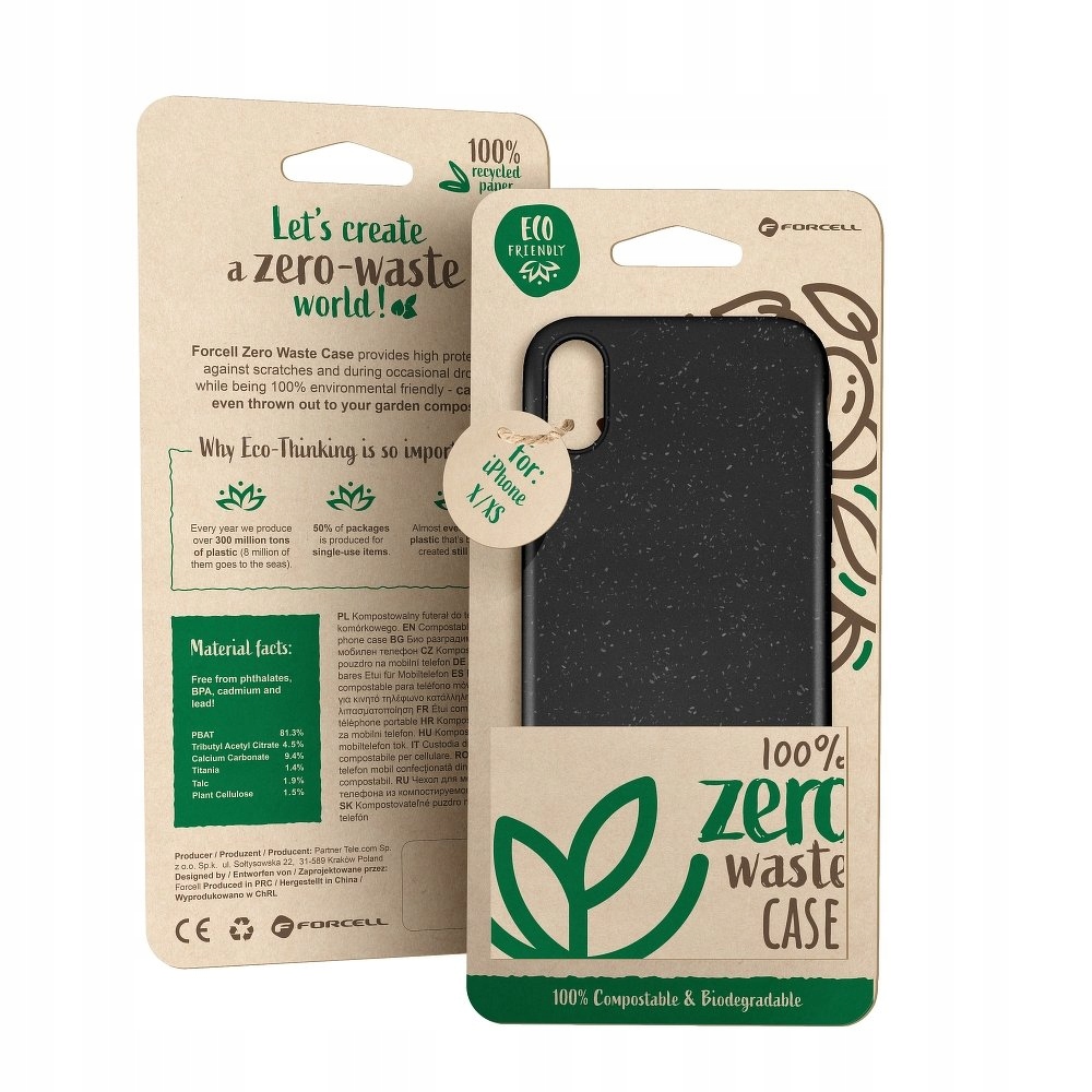 

Futerał Bio Zero Waste Case Samsung A20E czarny