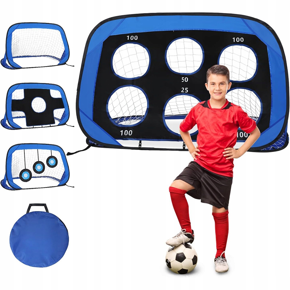 Fotbalová Branka Tréninková Síť Na Fotbal Sada 4V1 Skládací