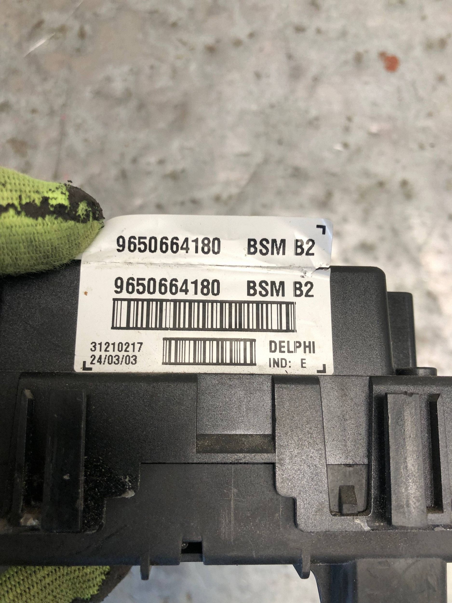 module control unit BSM PEUGEOT CITROEN 9650664180