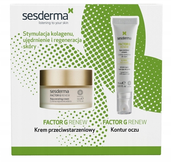 Zestaw Sesderma Factor G krem do twarzy, krem pod oczy