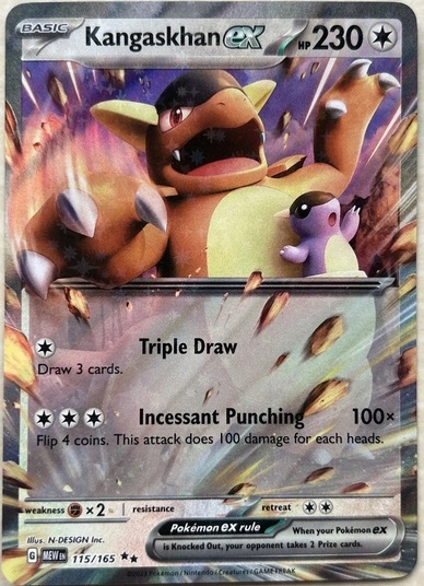 Karta Pokemon TCG Kangaskhan EX (115/165)