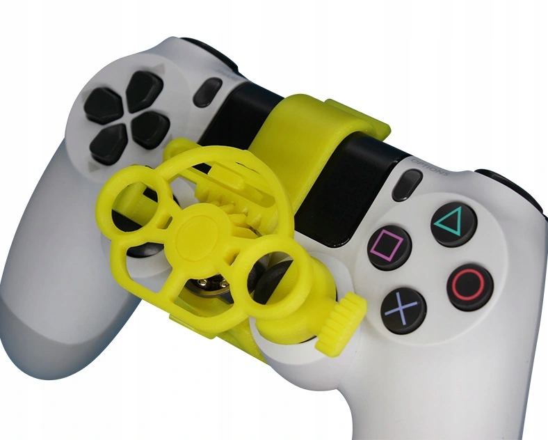 Mini volant mini racing wheel krytka na pad PS4 P4 PRO SLIM Limonová za ...