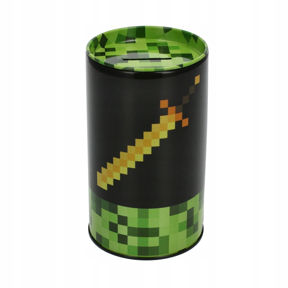 

Pixel Game Skarbonka Metalowa Okrągła