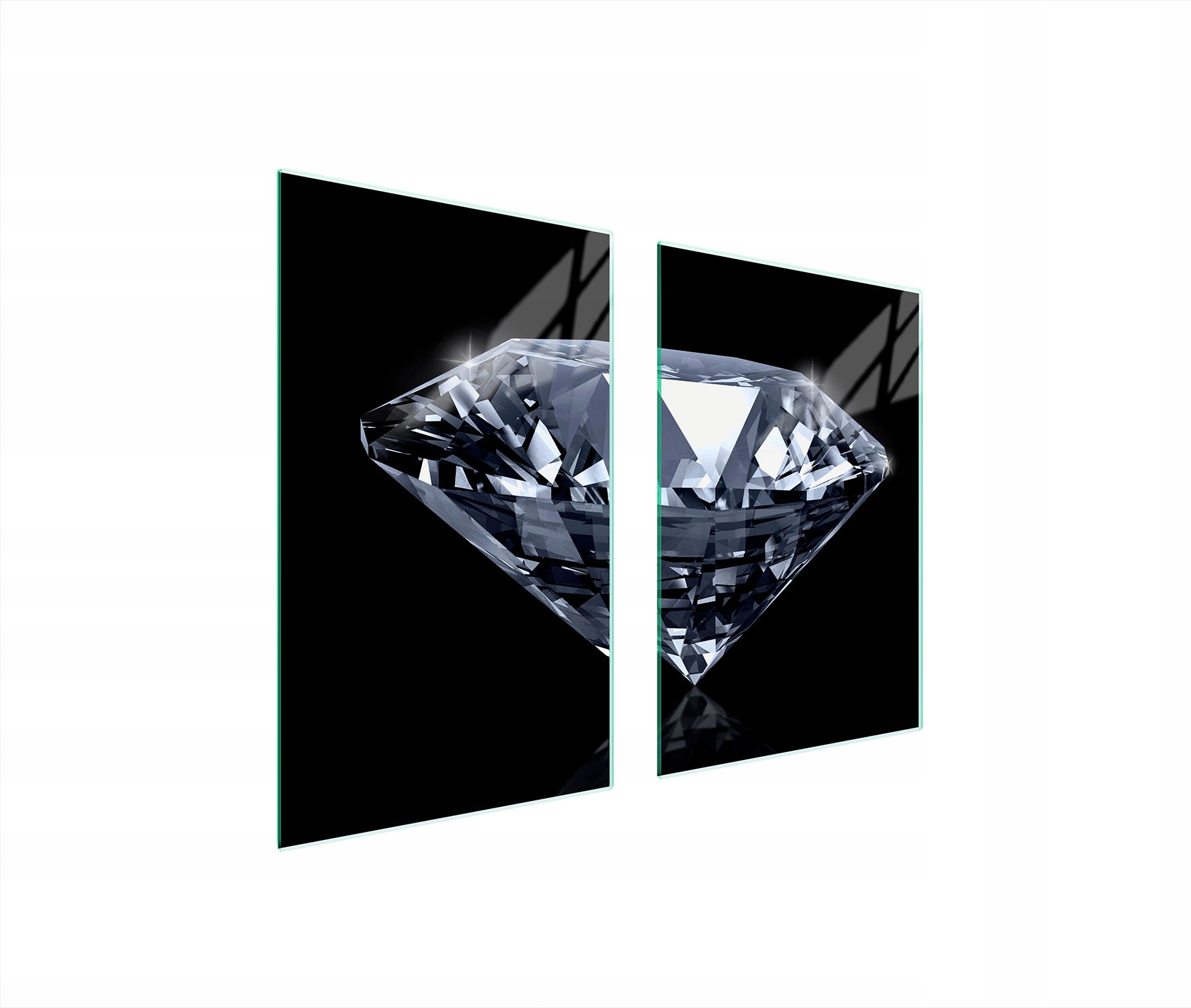 Skleněná Ochranná Deska Do Kuchyně 65x52 Diamant Tvrzené Sklo