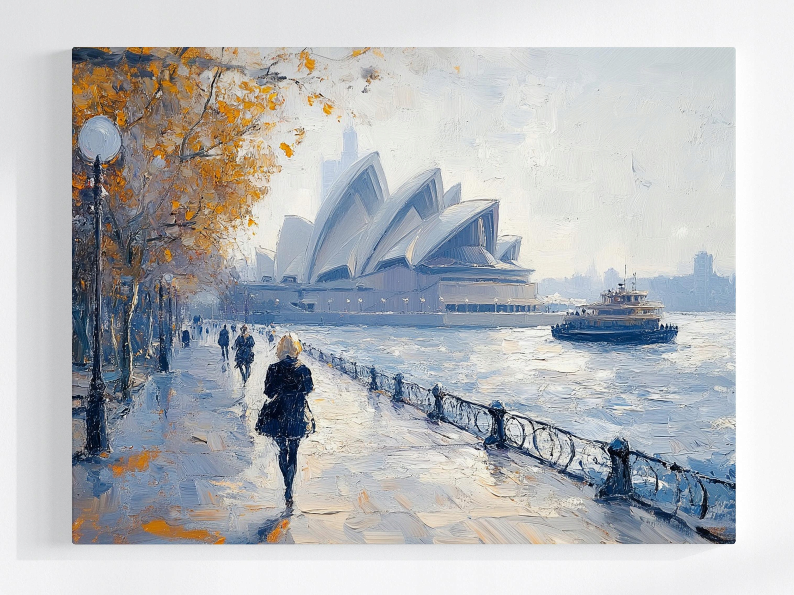Obraz Na Plátně Canvas Město Sydney Austrálie Opera Zátoka Procházka 100x75