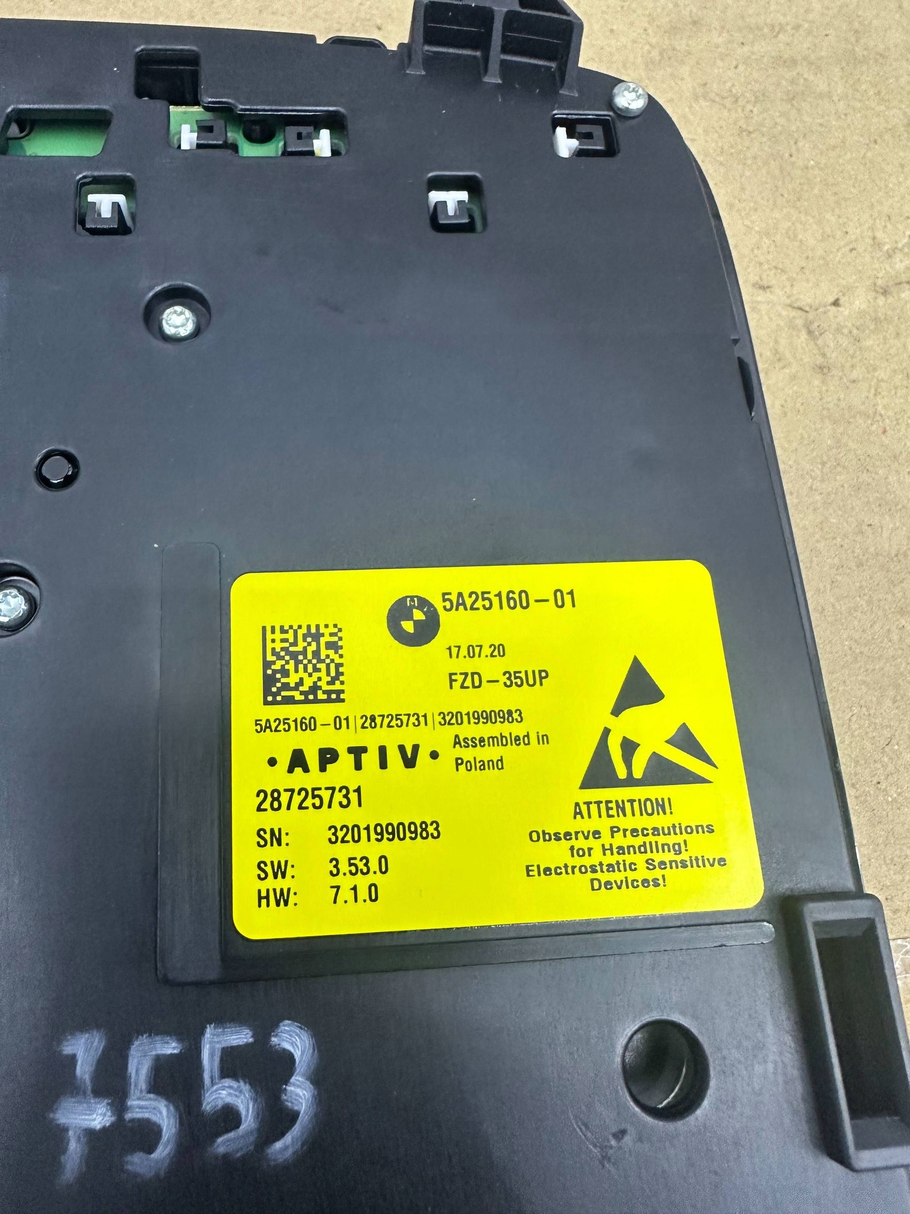 light sufitowa BMW 3 G20 G21 5A25160