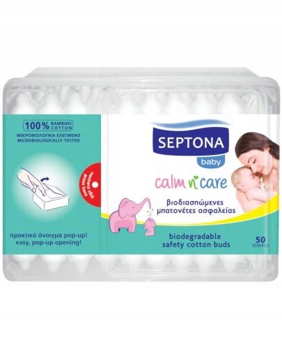 

Septona Baby patyczki papierowe dla dzieci 50 szt.