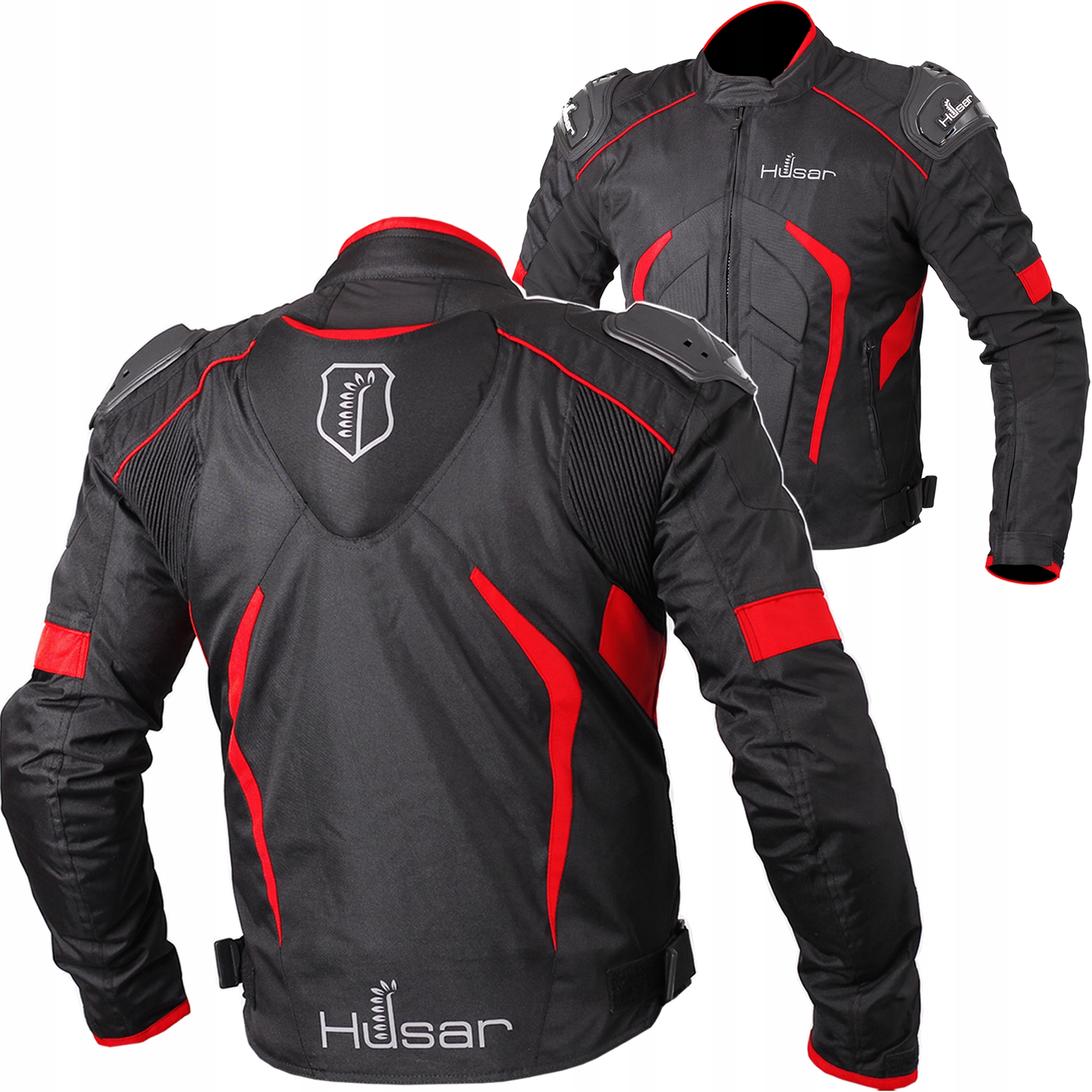 

Kurtka Motocyklowa Z Garbem Husar Rapid Gp red