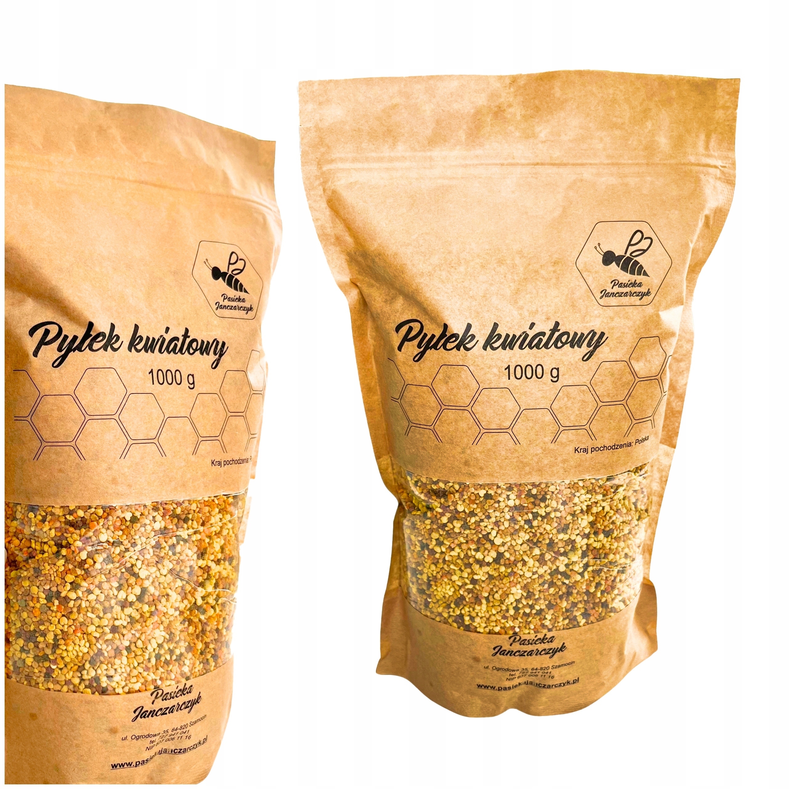Levně Včelí pyl květový přírodní 1kg čerstvý 2025 z Pasieky Janczarczyk