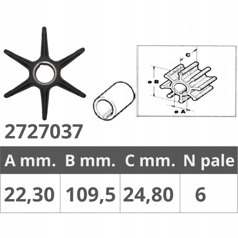Wirnik Pompy Wody 43311