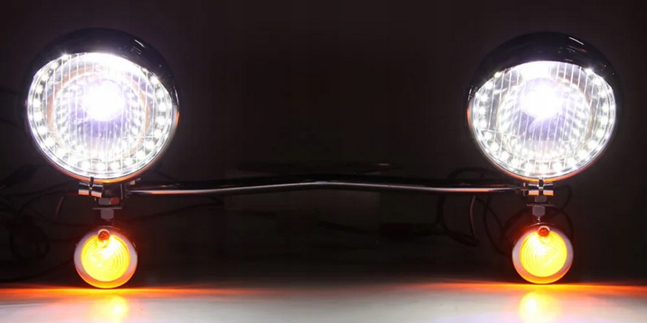 Halogen Light bar Halogeny Chopper Custom HARLEY SOFTAIL CUSTOM SPORSTER EAN (GTIN) 5905378825529