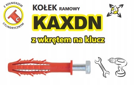 Kolíky 10x120 univerzální Starfix 10 x 120 40 kusů rámový kolík dyble torx