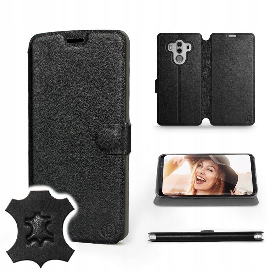 

Etui Mobiwear do Huawei Mate 10 Pro -Black Leather