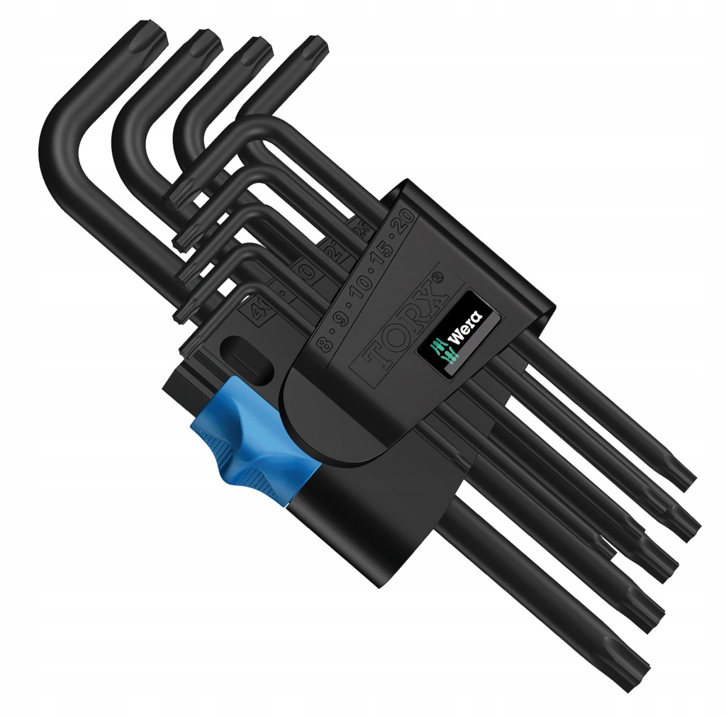 

Wera 967 Zestaw kluczy L/9 Hf Torx TX8-40