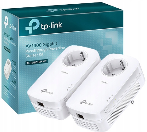 Transmiter sieciowy Power Line TP-Link TL-PA8010P Kit AV1300