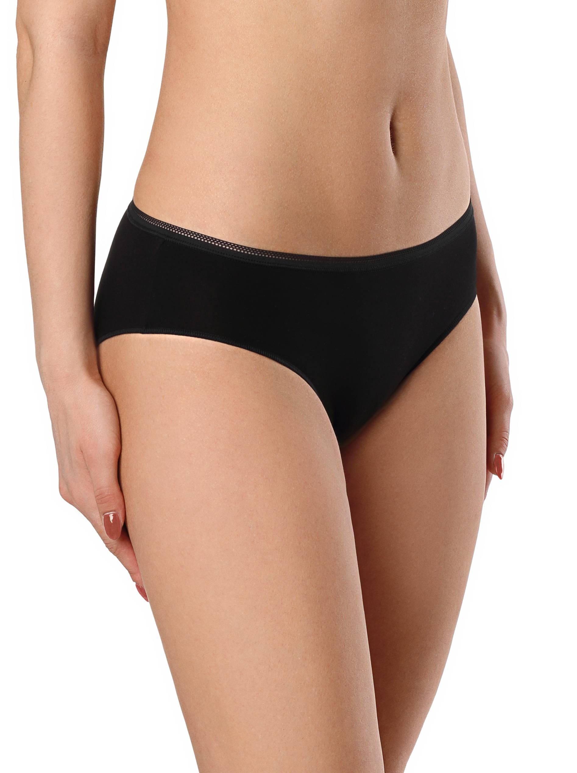 

Majtki damskie slipy bawełniane r. S, czarne