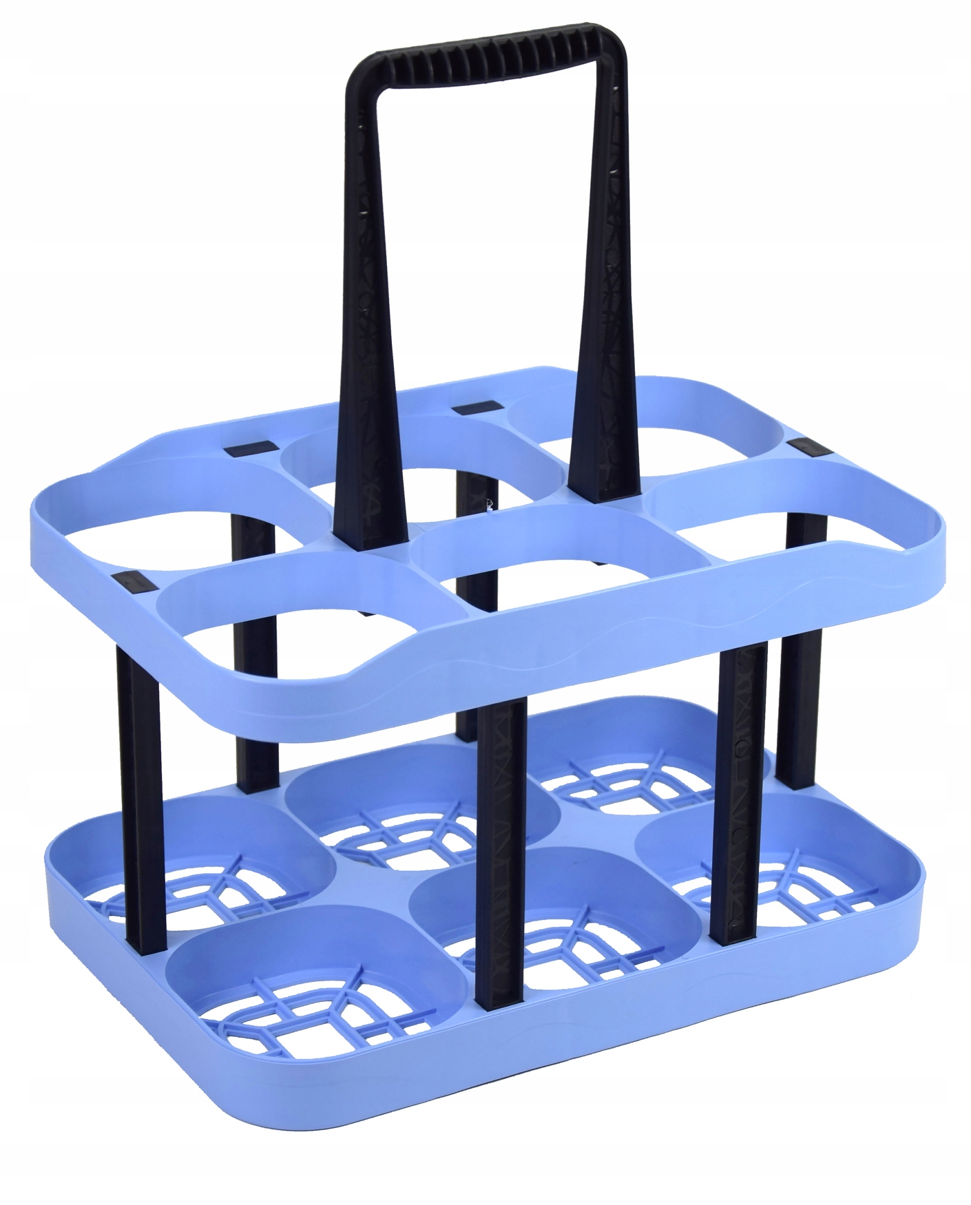 SOLIDNY KOSZYK NOSIDEŁKO NA BUTELKI ORGANIZER BM