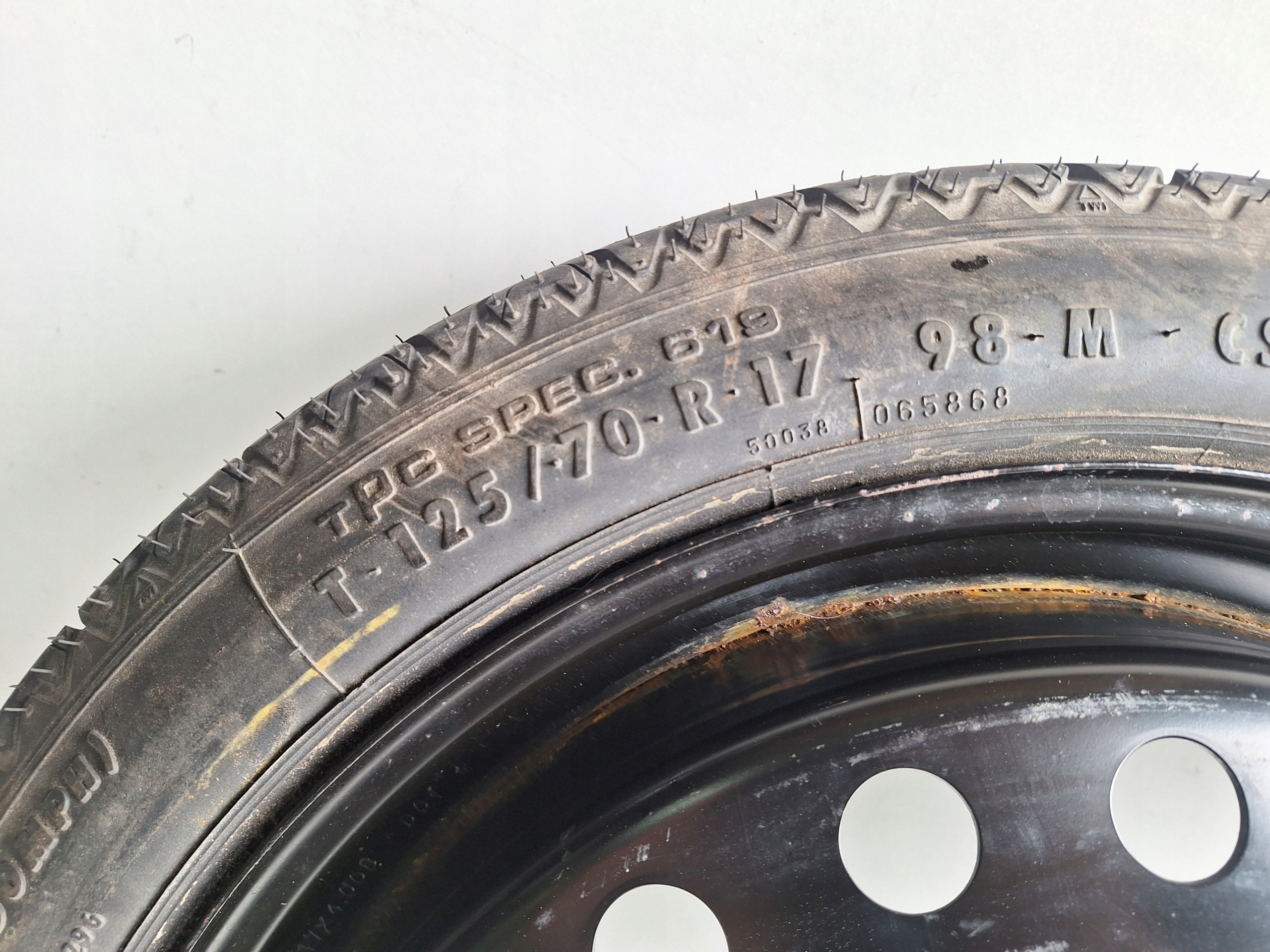 OPEL 5X120 wheel spare 125/70 R17