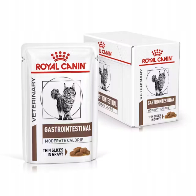 Royal Canin Gastrointestinal Moderate Calorie 12x85g Krmivo v omáčce Pro Kočky