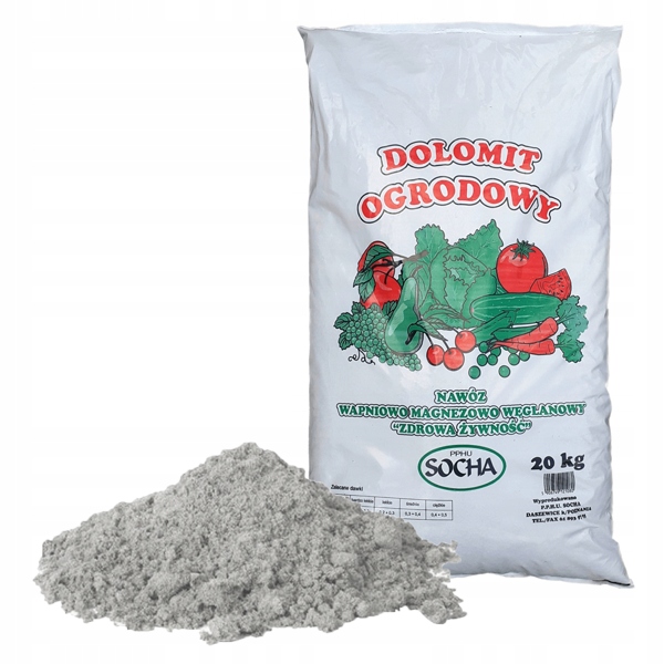 

Nawóz Ogrodowy Dolomit Wapno Nawozowe 20KG