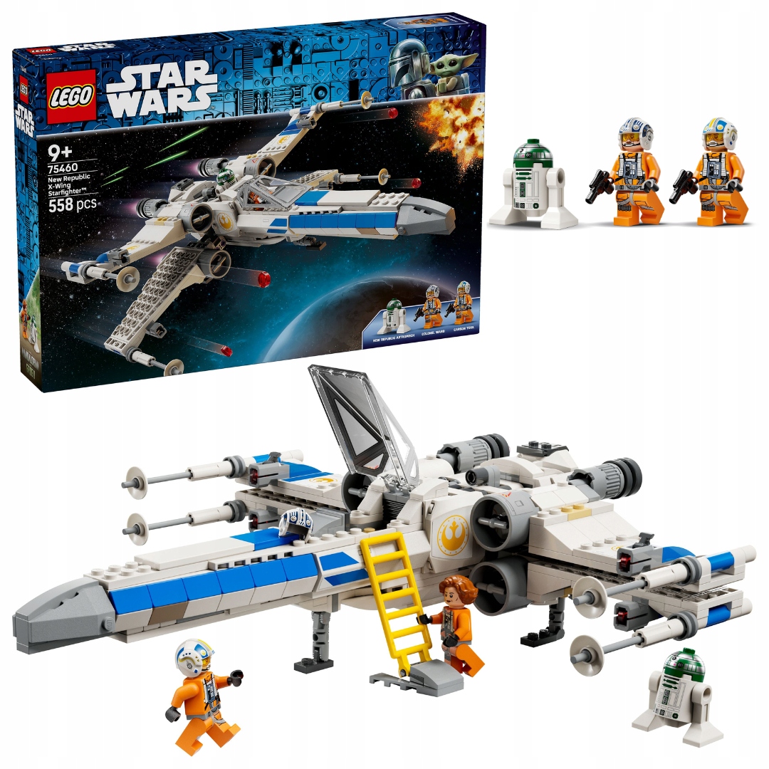 Lego Star Wars 75460 Stíhačka X-Wing Nové republiky Mandalorian Grogu