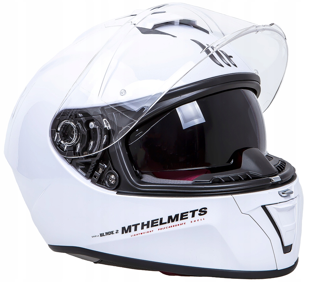 BIAŁY KASK NA MOTOR MT BLADE 2 XL POD PINLOCK Producent MT