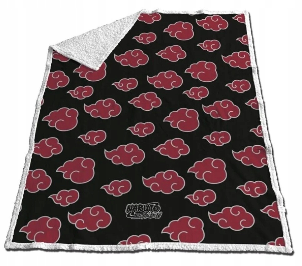 Naruto Sherpa Deka 130 x 170 cm Akatsuki Blanket Aymax