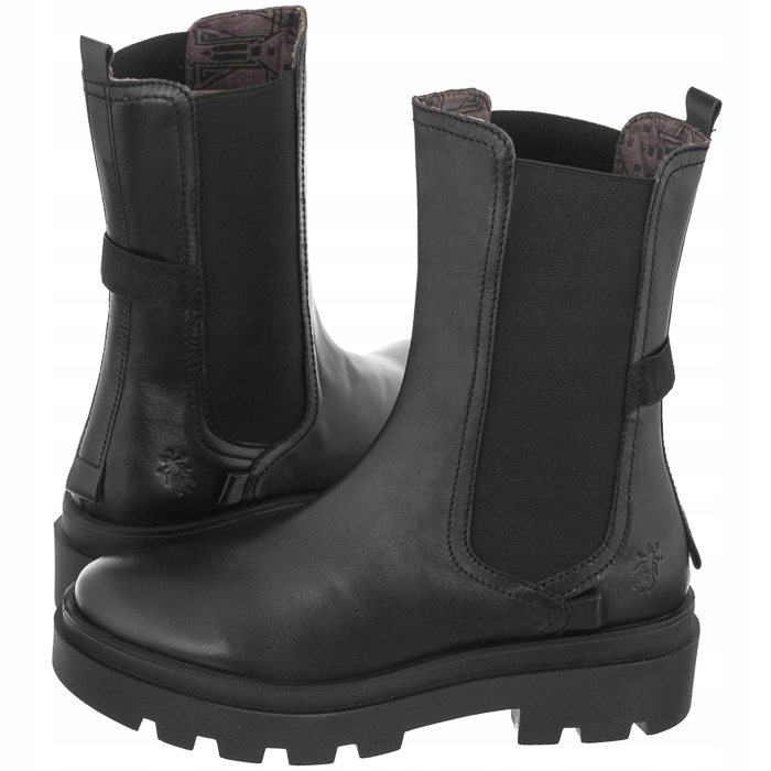 Boty Kotníkové Boty Fly London Judy Nappa P144819000 Černé