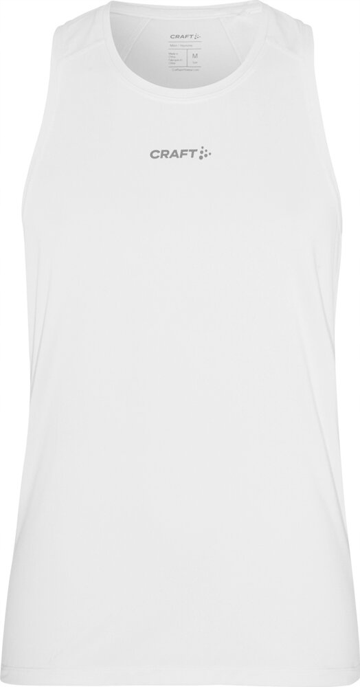 Pánské tréninkové Tričko bez rukávů Craft Adv Essence Ss Tee r.XL Bílá