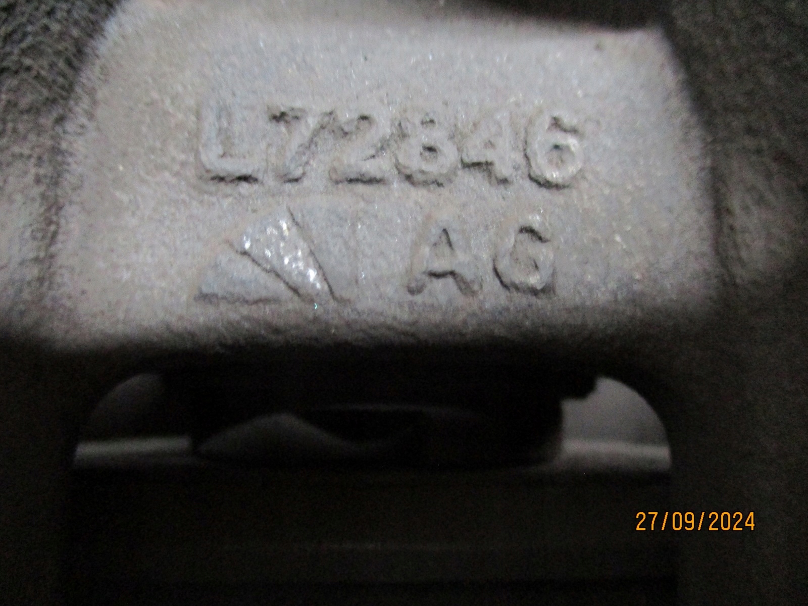 caliper rear part MERCEDES GLB 247 right left