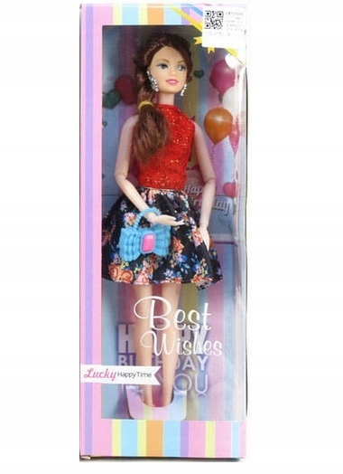 

Lalka Fashion W Sukience 30CM Długie Włosy Różne