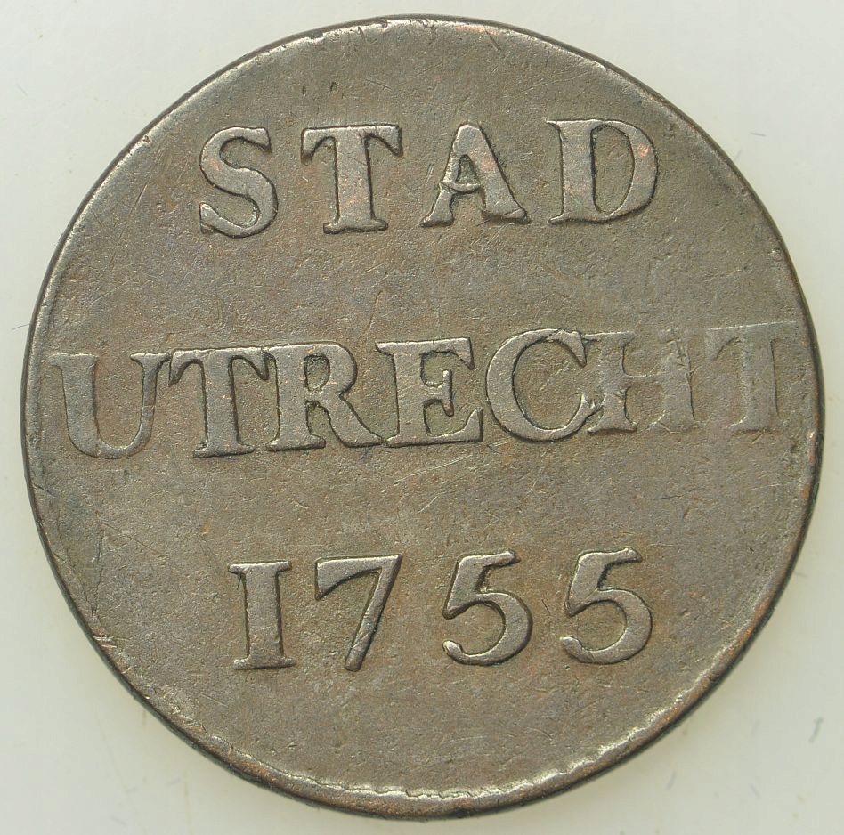 Republika Zjednoczonych Prowincji - Utrecht - 1 duit 1755