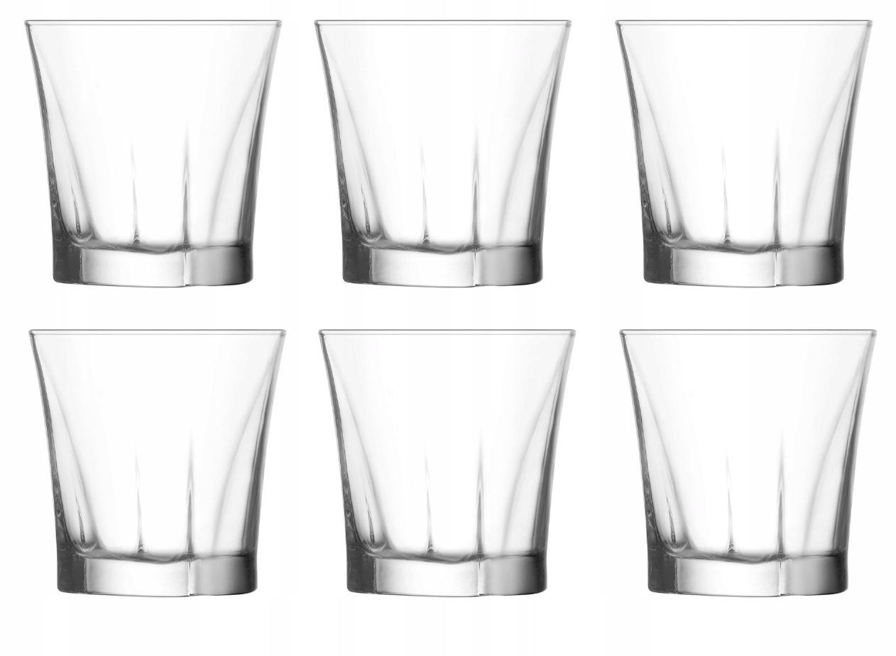 

Komplet 6 szklanek do whisky drinków 280 ml Truva