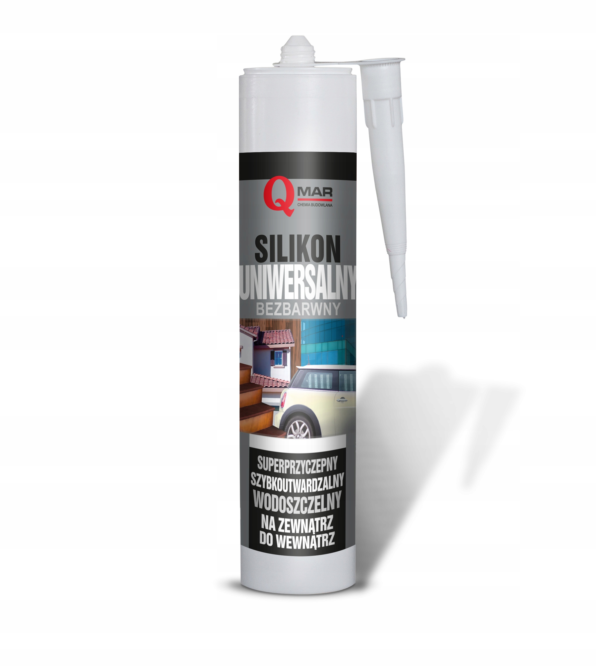

Qmar Silikon uniwersalny bezbarwny 300ml