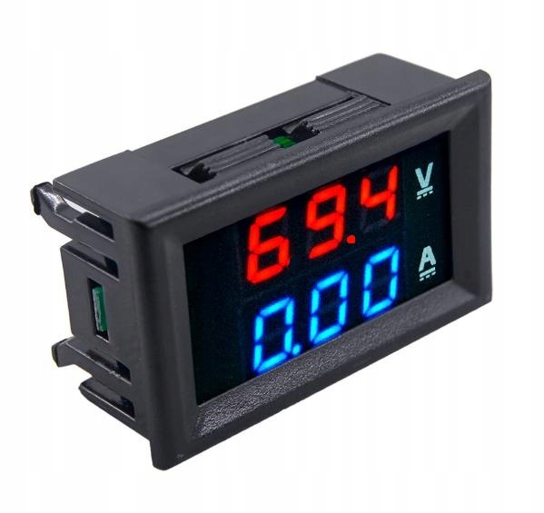 WOLTOMIERZ AMPEROMIERZ R+B 10A100V PODWÓJNA KALIBRACJA BOCZNIK Z DRUTU