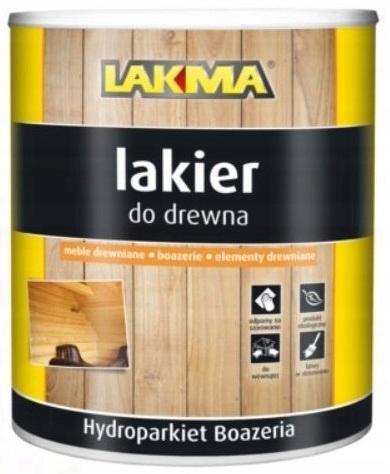 Lakma Hydroparkiet Boazeria Lakier Akrylowy Do Drewna Połysk 5L