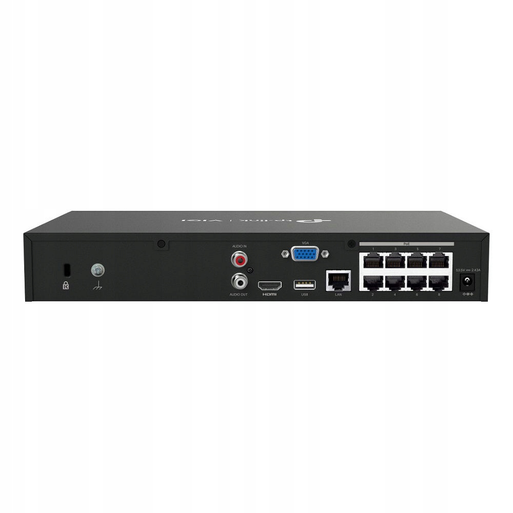 Vigi NVR1008H-8MP 8 Channel PoE Network Video Recorder