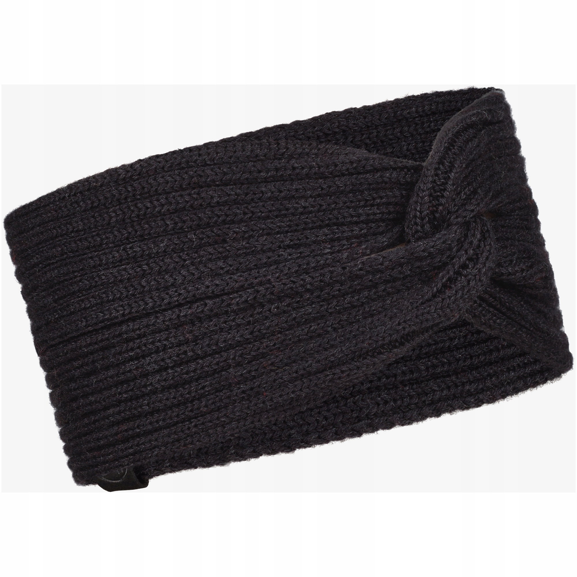 Buff Čelenka z vlny Merino Knitted Headband, barva grafitová