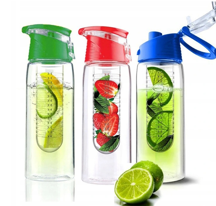 

Bidon Na Wodę Z Wkładem Na Owoce Lód Butelka 800ml