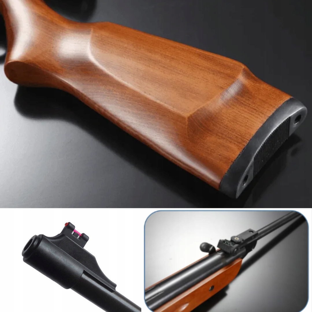 ПНЕВМАТИЧНА ГВИНТІВКА B3-3 4,5 ММ ТЕЛЕСКОПІЧНА ГВИНТІВКА ПАТРОНИ МІШЕНЬ КЕЙС КОМПЛЕКТ ПРУЖИННОГО РОЗРИВУ