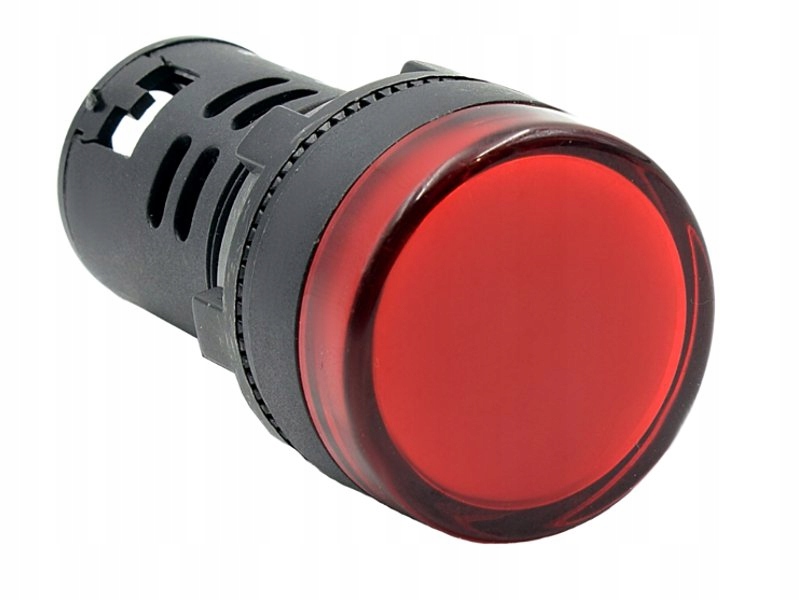 

Kontrolka dioda Led 28mm plastik 230V czerwona