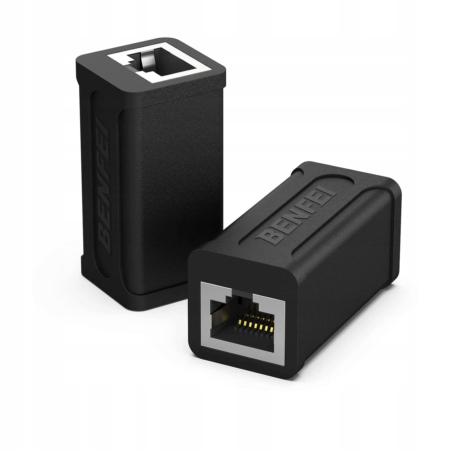 BENFEI RJ45 Inline Coupler 2 opakowania, Cat7, Cat6, Cat5e, złącze Ethernet