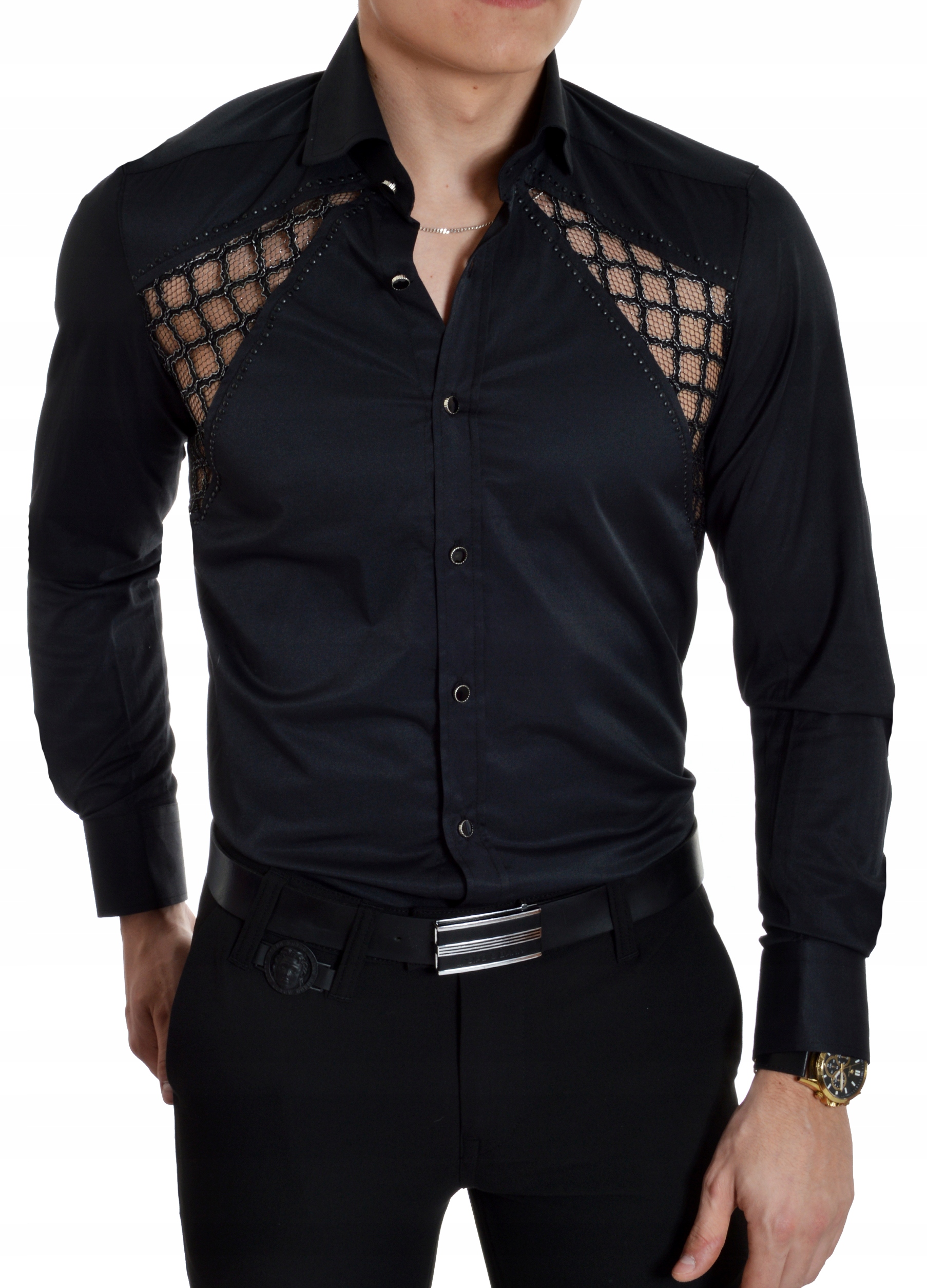 Mondo Pánská ažurová košile Dárek Elegantní