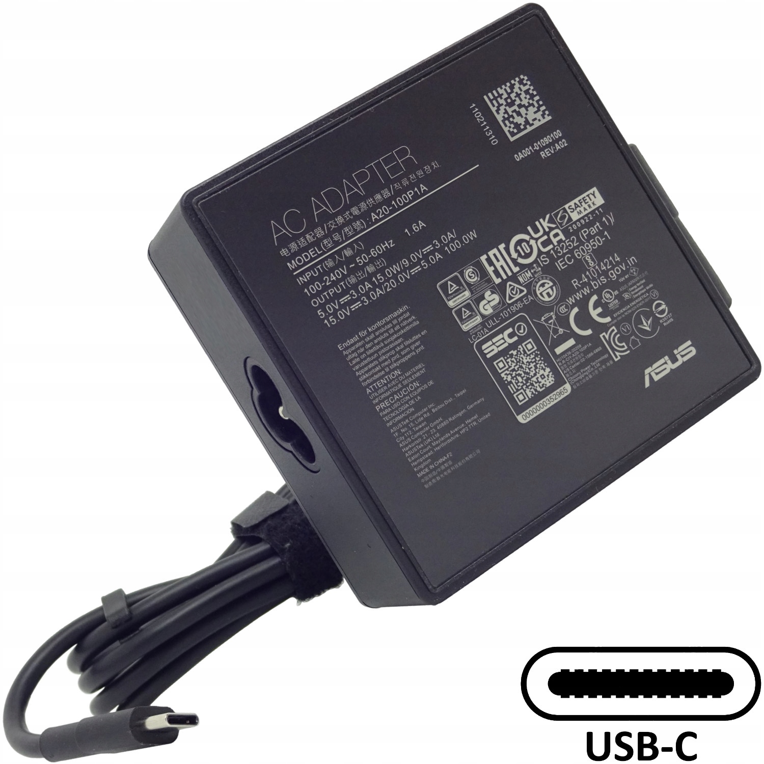 Asus orig. adaptér 100W Pd 3P (type C)