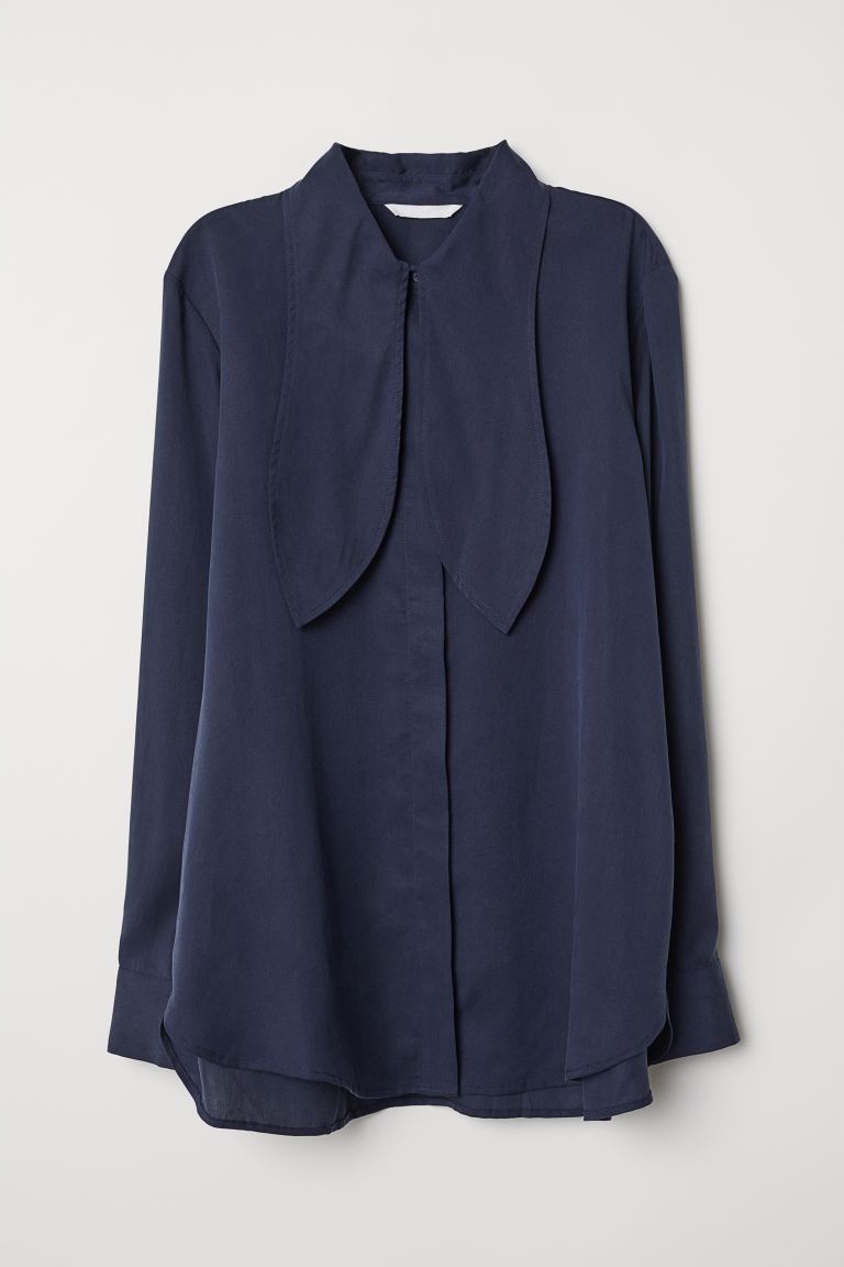 

bluzka koszula z lyocellu H&m trend 32 34 U193