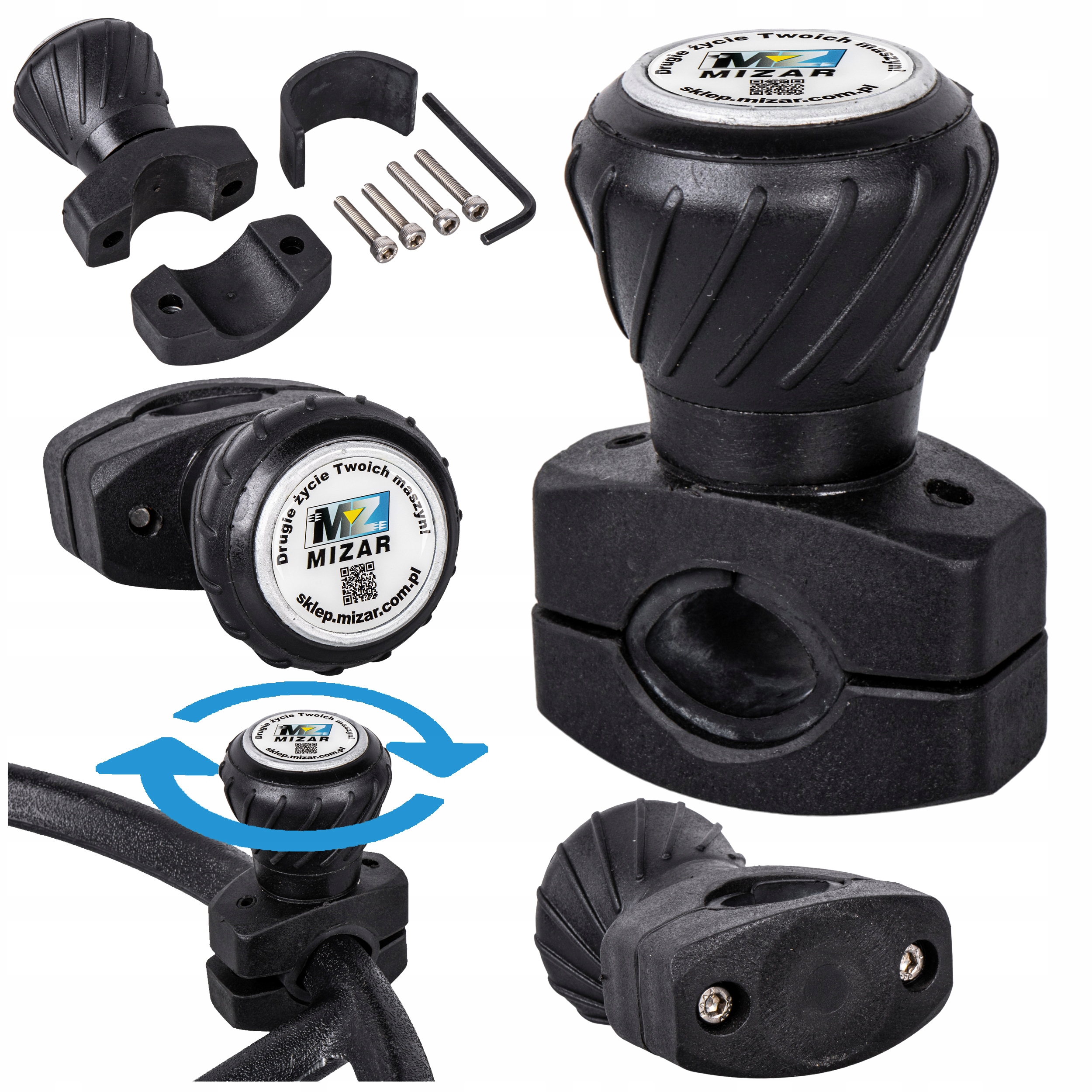 Gałka kierownicy uniwersalna łożyskowana MIZAR