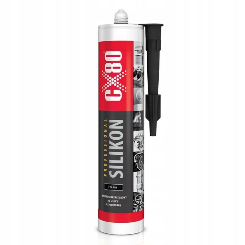 

CX80 Silikon Professional Czarny 310 ML